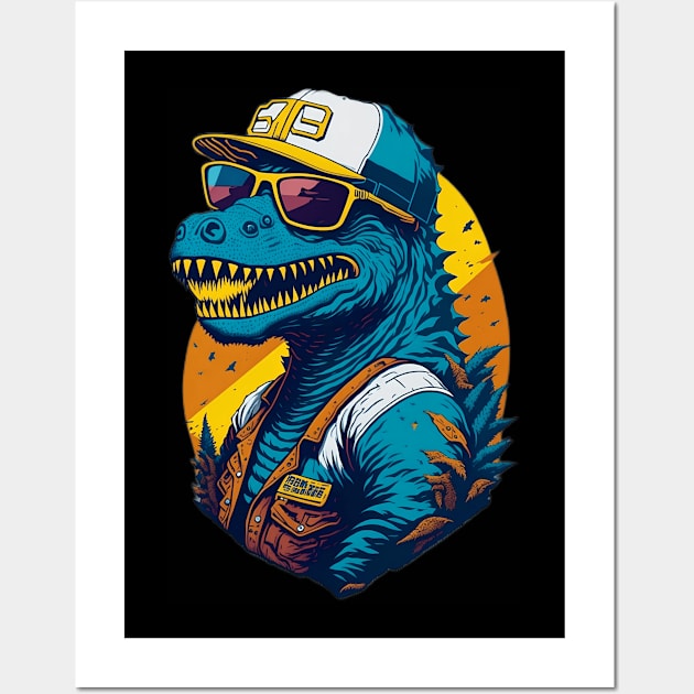 Retro Godzilla Wall Art by Shop Goods